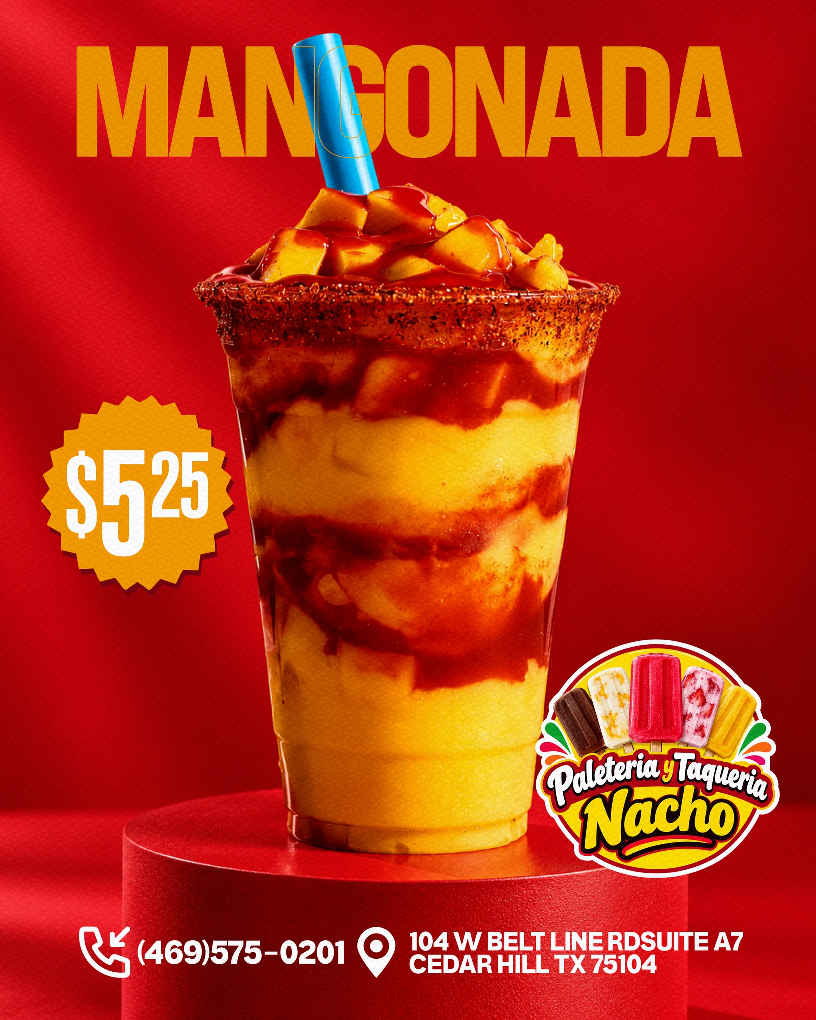 Mangonada con chamoy